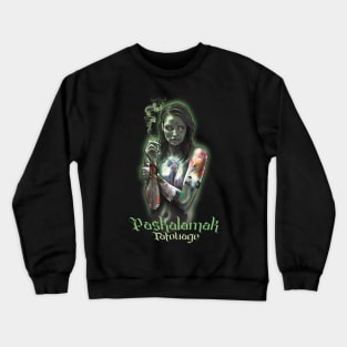 paskalamak pin up green Crewneck Sweatshirt